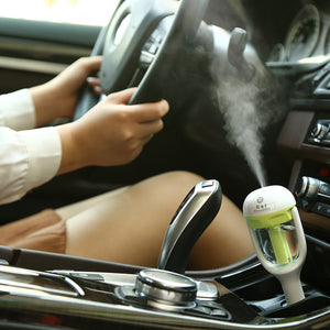 KRIAA Ultrasonic Essential Oil Car Diffuser and  Humidifier, 50ml Mini Non-spillable Lighter receptor - MYKRIAA