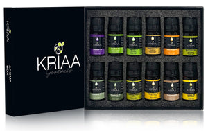 Therapeutic Grade Essential Oils - Set of 12 - MYKRIAA